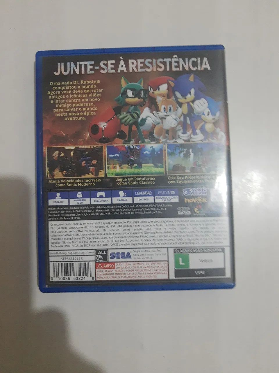 Jogo Ps4 Sonic Forces - Foto 3