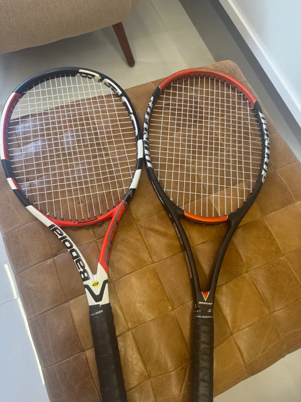 Raquetes de Tênis-Babolat AeroStorm/Dunlop 300g