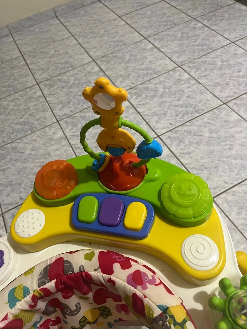 Brinquedo Baby Jumper elefantinho - Foto 4