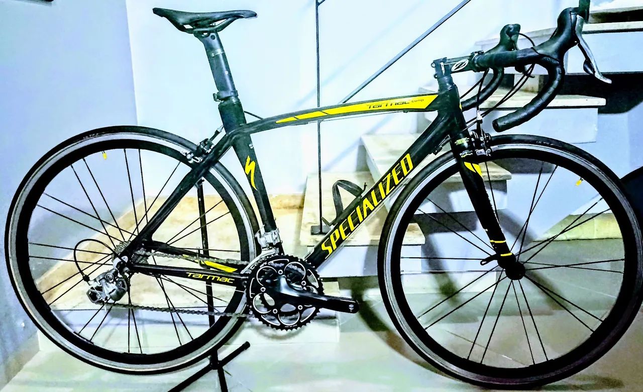 SPEED (54) SPECIALIZED TARMAC, TIAGRA 10V, PNEUS NOVOS(cartão 12x). Trocas 7.5k