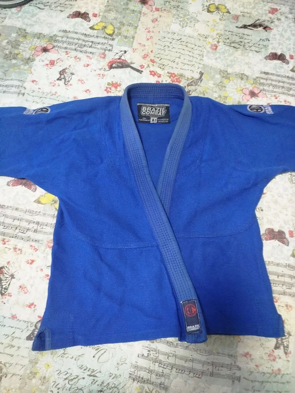 Lapela de Jiu-Jitsu Azul - Tamanho A1