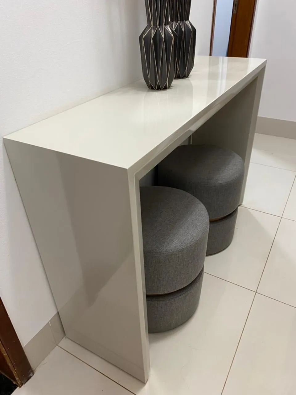 Aparador moderno 1,20 metros off white