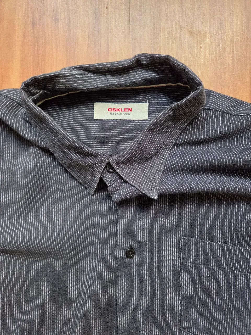 Camisa Osklen masculina listrada  - Foto 3