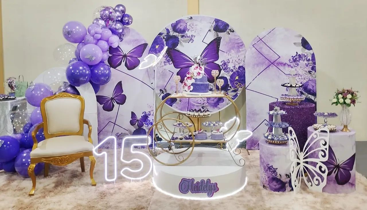 Decoração Festa 15 Anos - Tema Borboleta
