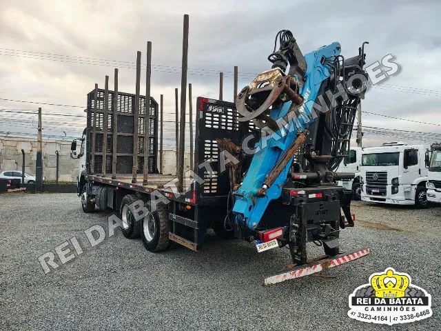 Volvo FMX 500 6x4 Transtora Munck Garra Florestal HFORT 7000N 2017 - Foto 4