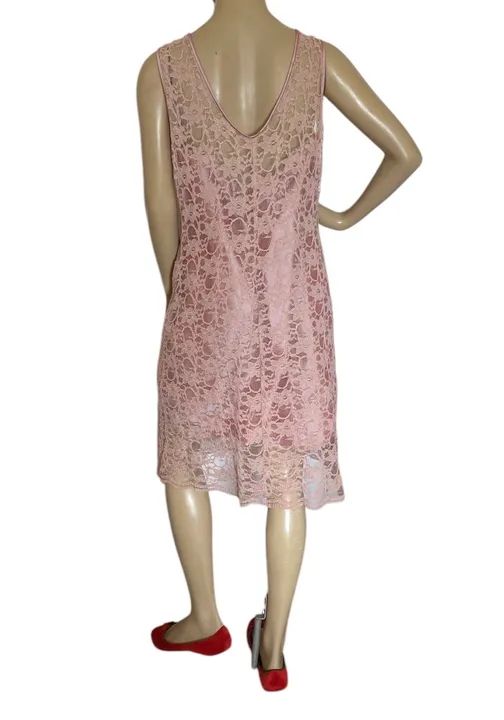 Vestido renda rosa - tamanho M - Foto 4