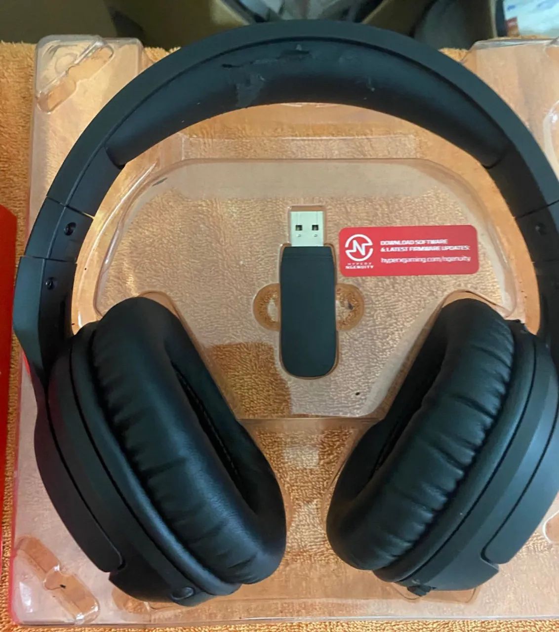 hyperx gaming headset cloud flight wireless ( está sem o microfone) - Foto 5