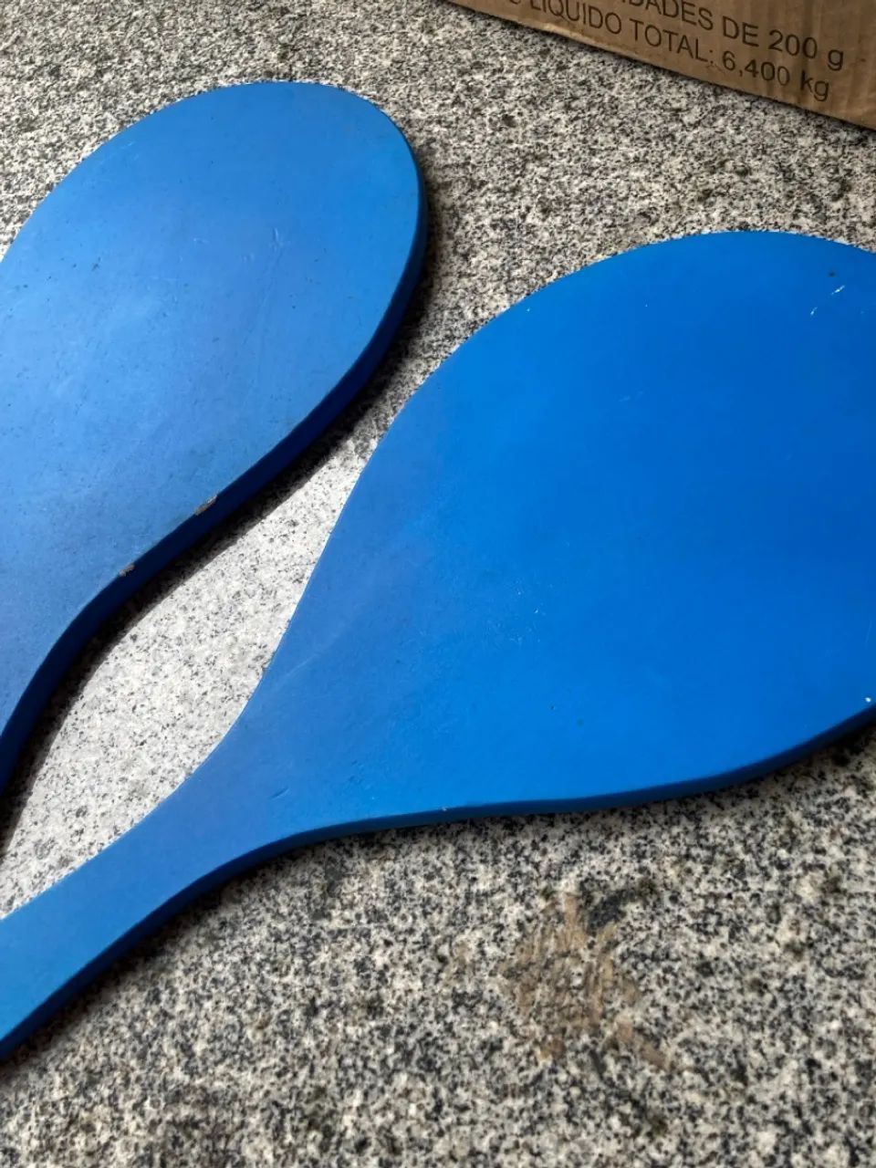 Raquetes de Madeira Azul - Foto 2