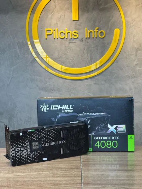 RTX 4080 16GB Inno3D Ichill - Loja física - Garantia - Foto 3