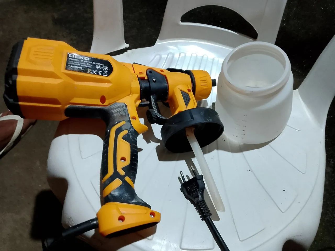 Pistola de pintura e purificador funcionando perfeitamente  - Foto 4
