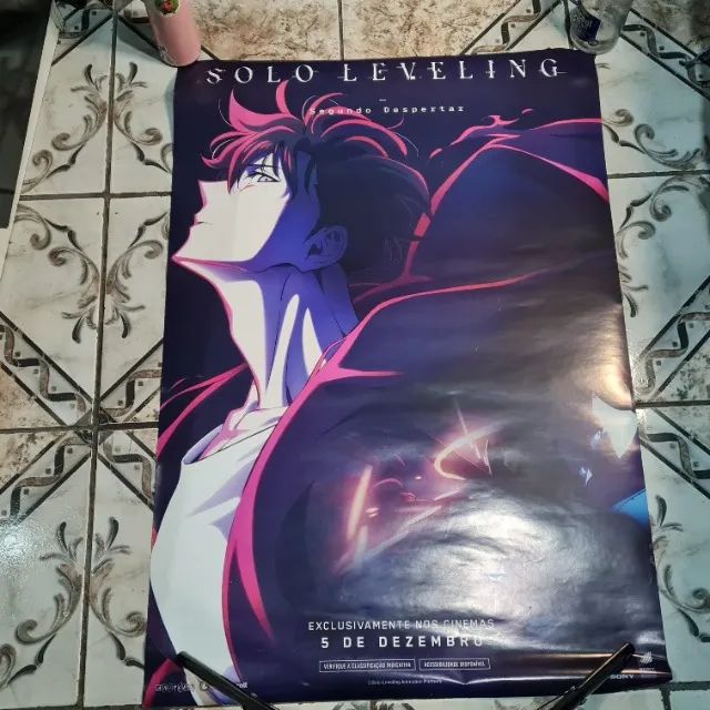 Poster ANIME de cinema solo leveling