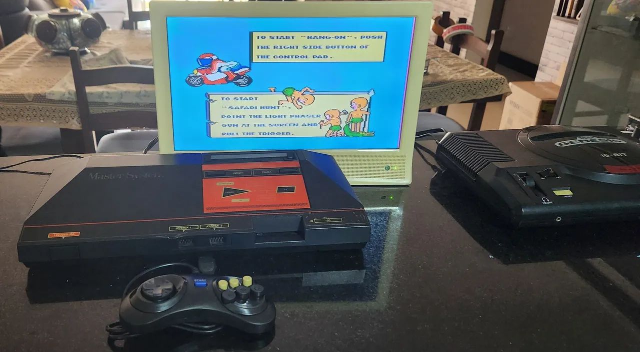 Master System 1 Tec Toy pronto para jogar!