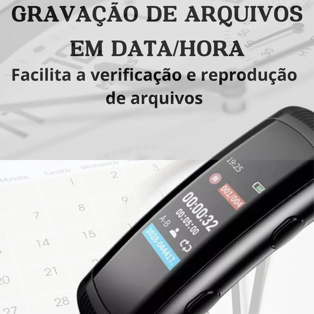 Relógio digital gravad - Foto 5