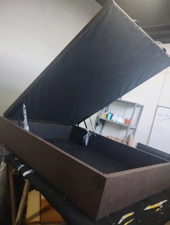 Cama Box de Casal com Baú - Nova - Foto 3