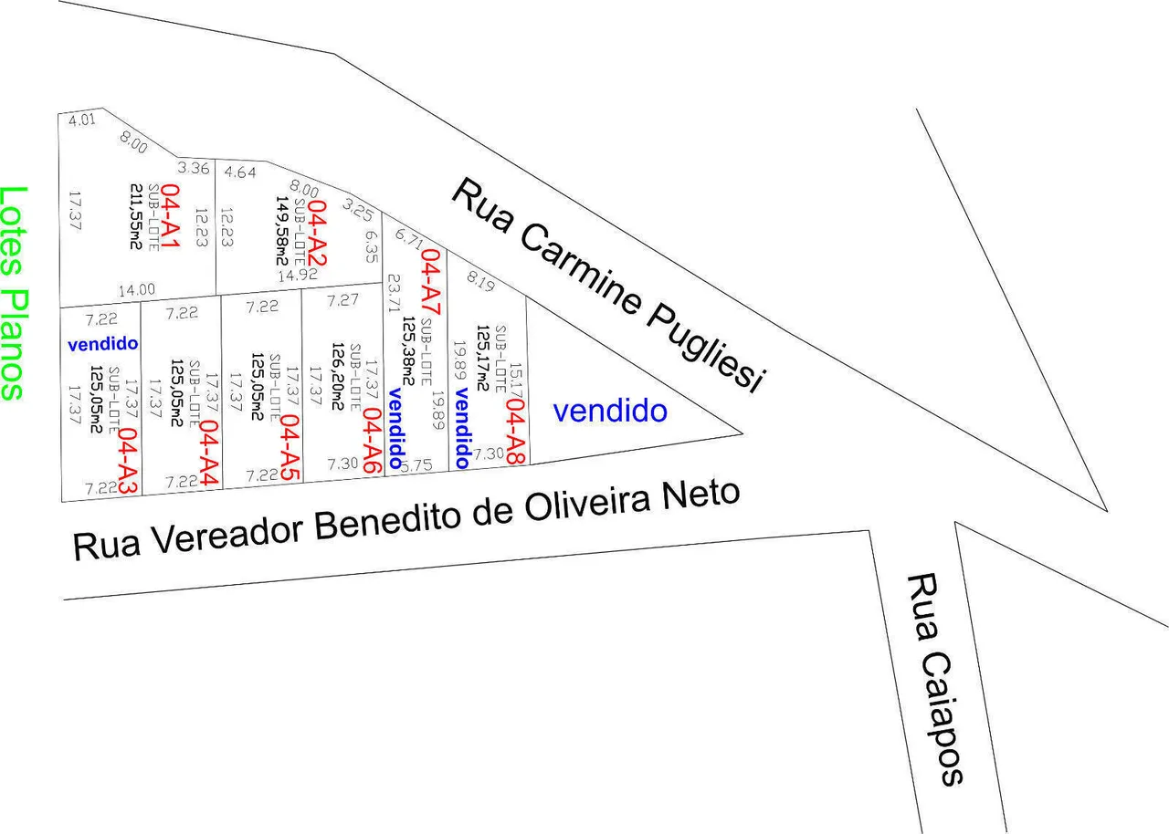 Terreno à venda no bairro - Jd São Marcos em Bom Jesus dos Perdões/SP
