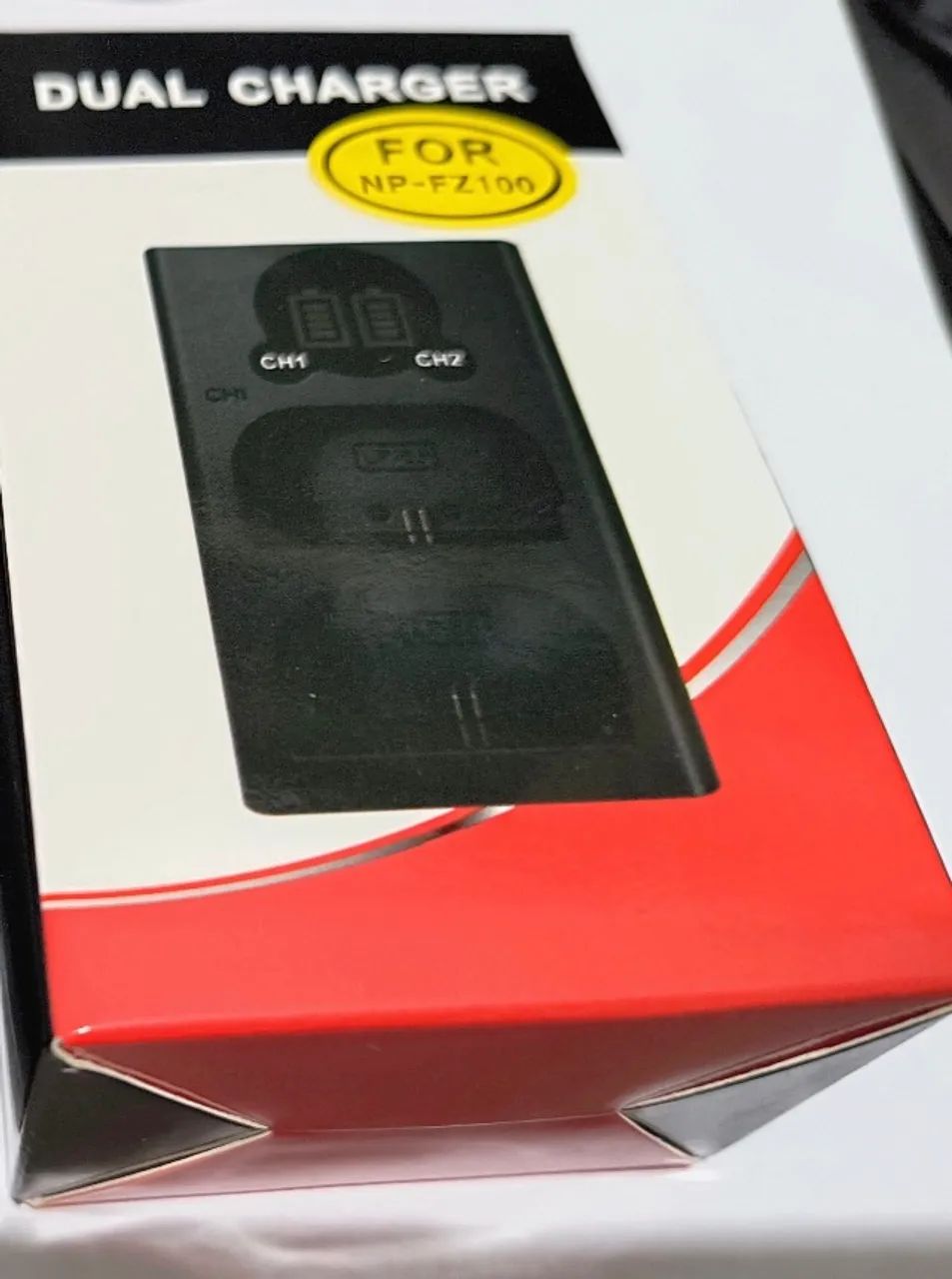 Carregador Fz100 Duplo Digital Probty Sony A6700 Fx30 A7Iii A9S A7Iv A7Cii A6600 A9R - Foto 3
