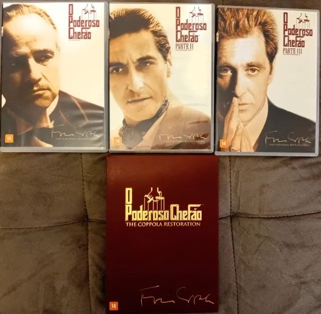 DVD - TRILOGIA O PODEROSO CHEFÃO - COPPOLA RESTORATION