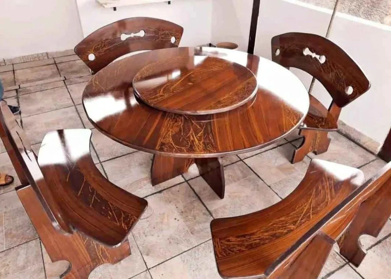 Mesa pedra de ardósia polida e pintada  - Foto 4