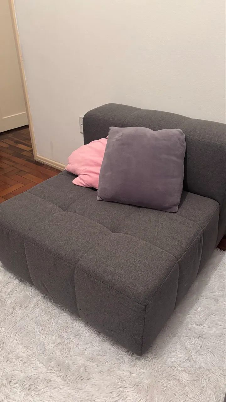 Gray Modular Sofa | Tok&Stok Sofa Model64352678436355121