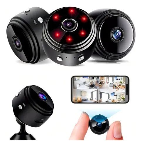 Camera Espiã Mini Grava Micro Áudio Voz Wifi Cor Preto - 0b25