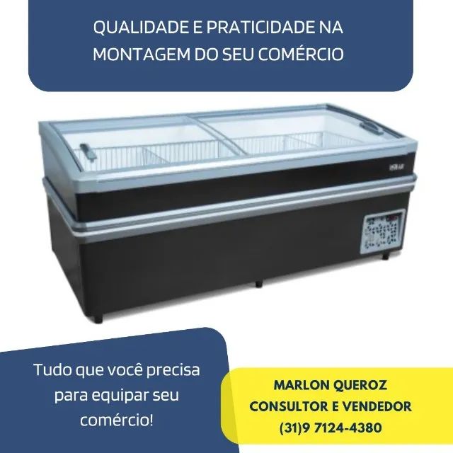 Ilha de Congelados 2,20 M Polar Plus Nova