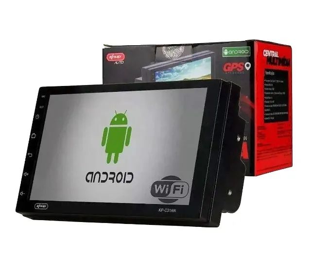 Central Multimídia 2 Din Bluetooth USB Wifi GPS KP-C31AN/1