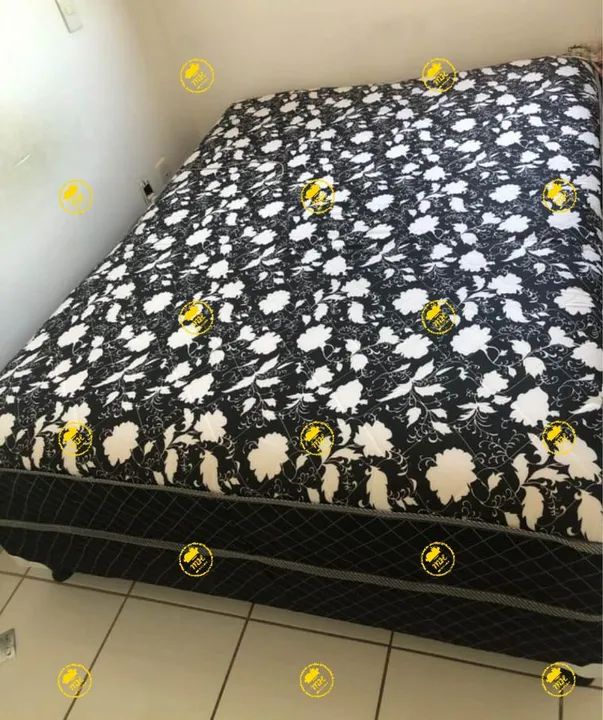 Cama Box Casal com espuma D33 - Foto 2