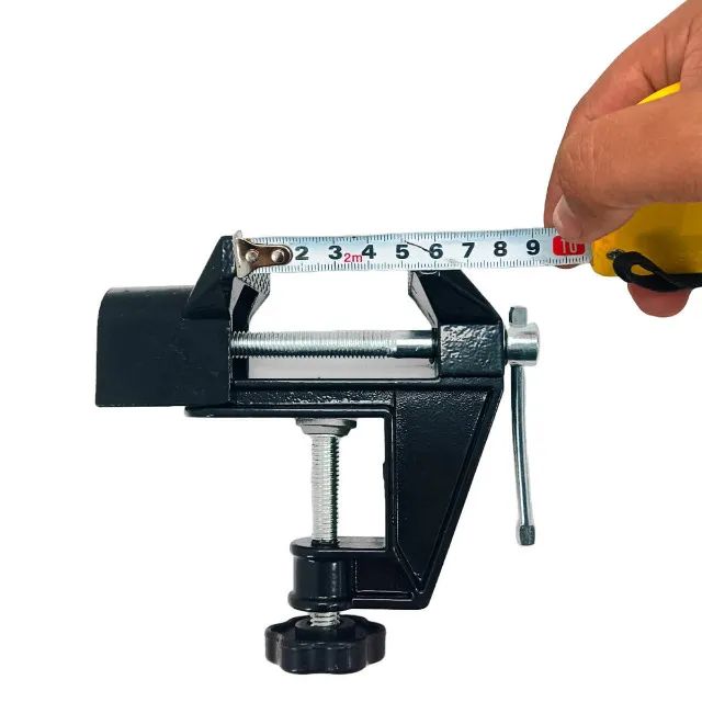Morsa para Bancada Ajustavel Torno de Mesa [Excelente Produto] - Foto 5