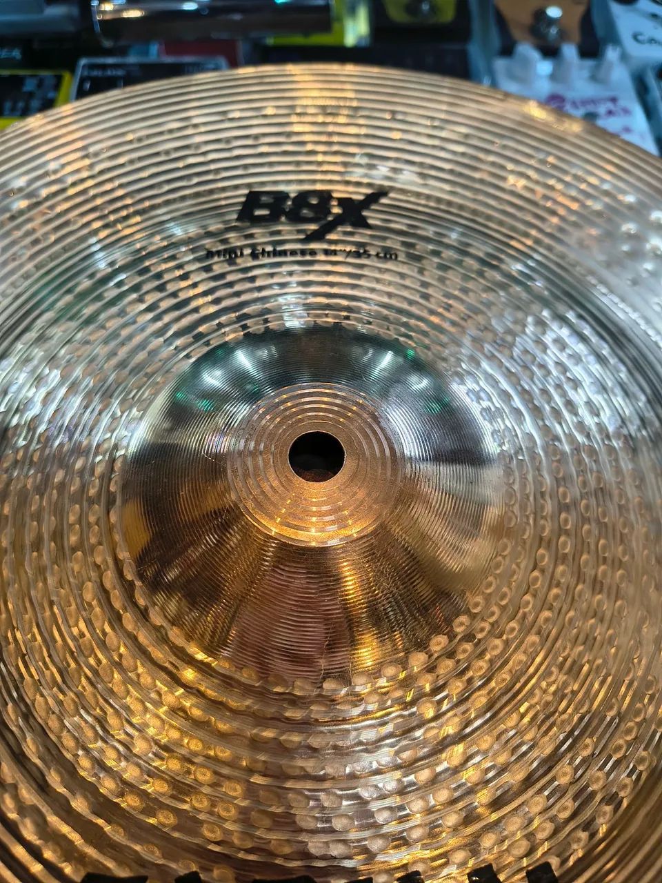 Prato sabian mini china b8x 14 polegadas chinese liga b8 - Foto 2
