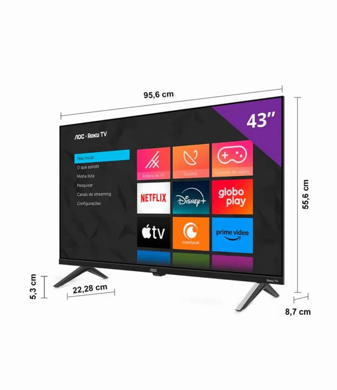 Tv aoc roku led 43  - Foto 3