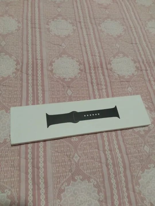 Pulseira Apple Watch 44mm preta, (original).( Com Nota Fiscal da Apple).
