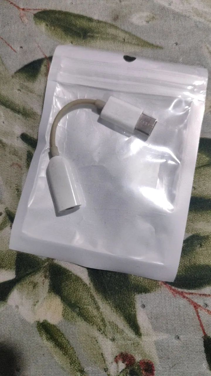Adaptador tipo-c para P2 áudio Xiaomi original 