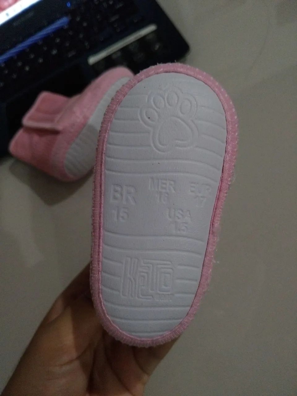 Bota para bebe nova - Tamanho 15 - Foto 2