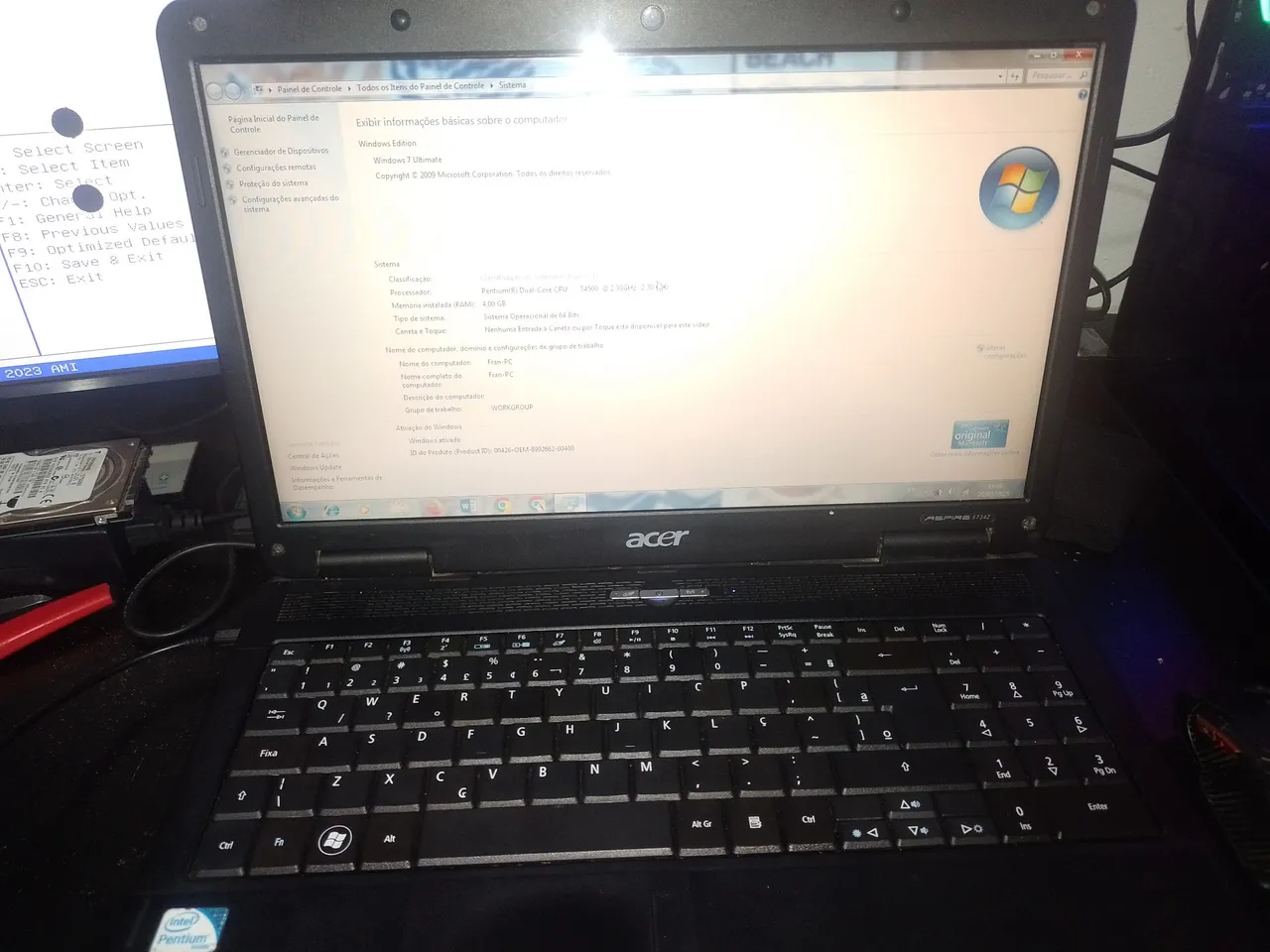 Notebook Acer Aspire