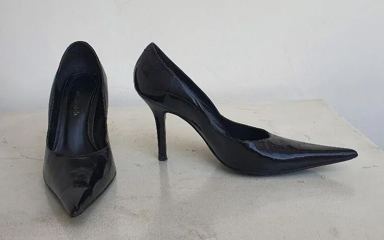 Scarpin verniz preto 35 - Foto 3