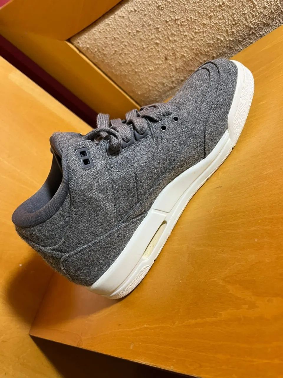 Nike Air Jordan 3 Retro wool cinza 38 - Foto 4