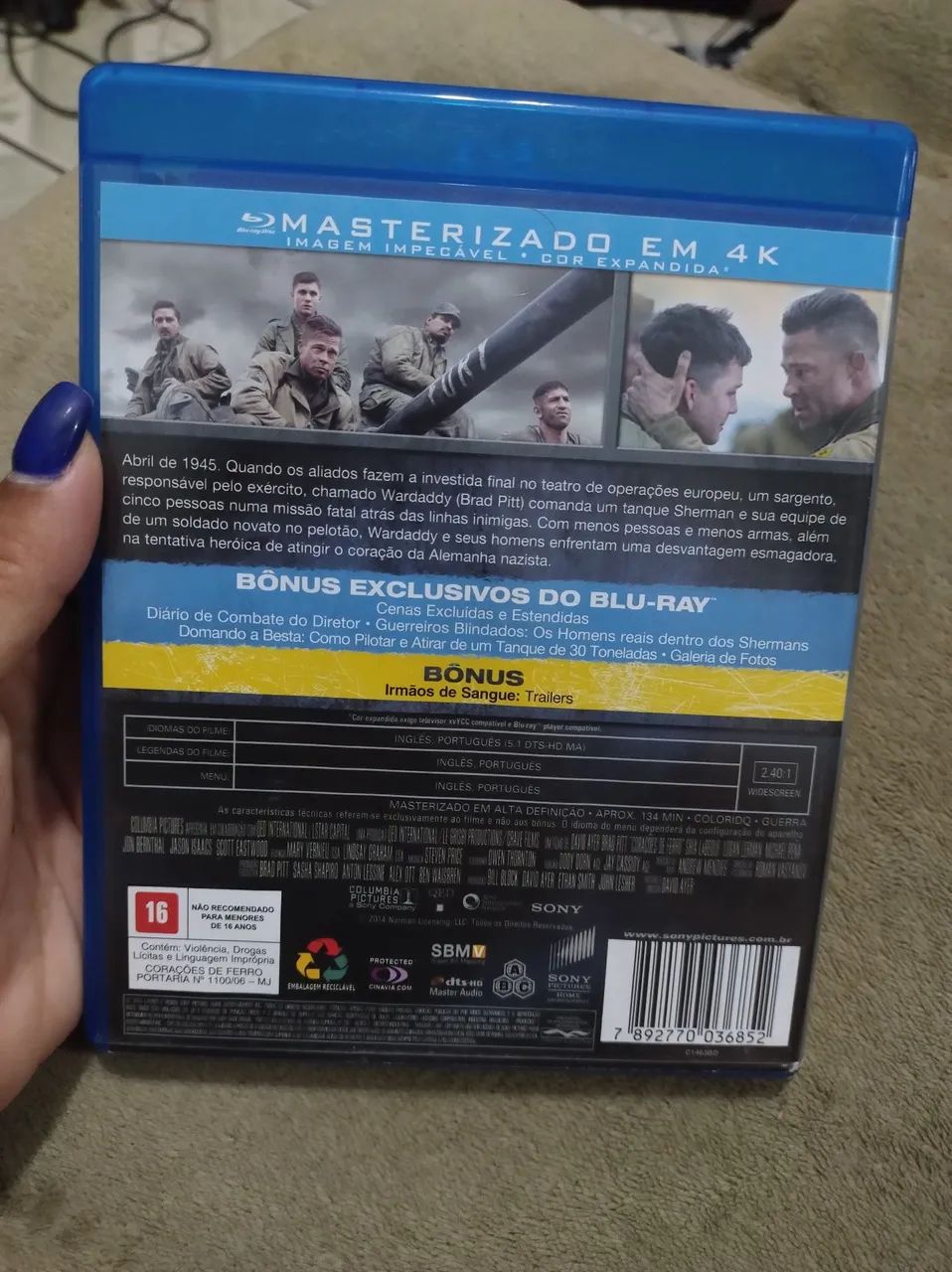 Coração de ferro com Brad Pitt  - Foto 2