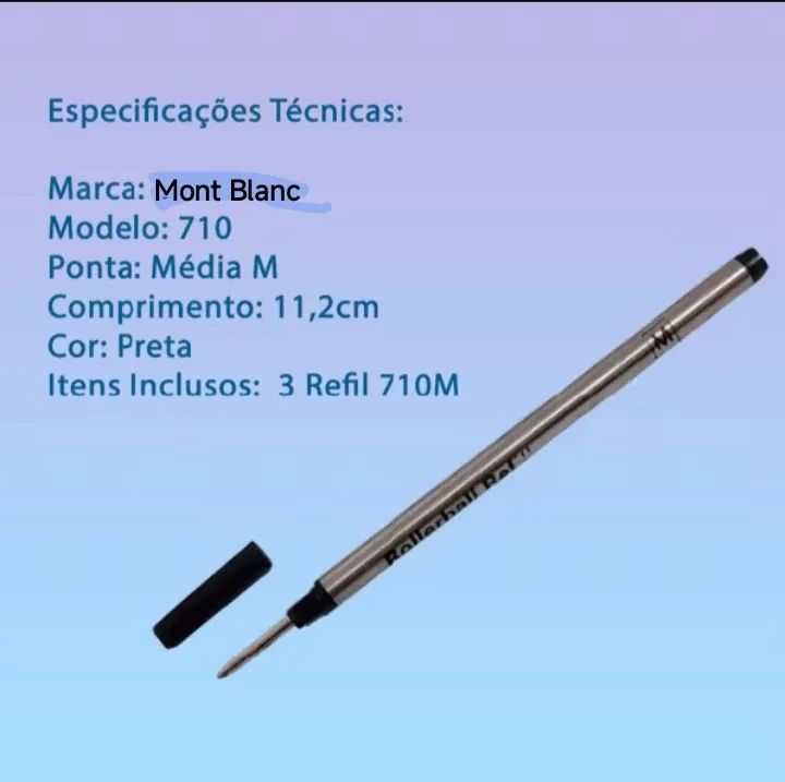 Carga Refil Mont Blanc  - Foto 4