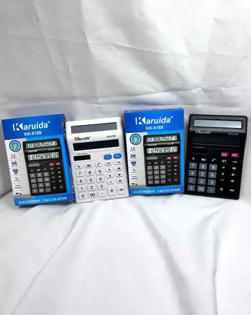 Calculadora Karuida kk-6188 Visor duplo 12 Dígitos Teclas Grandes - Foto 3