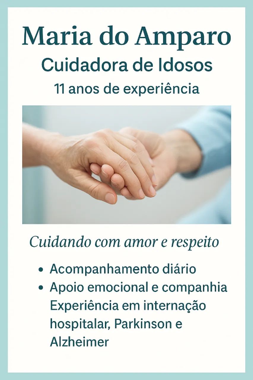 Cuidadora de Idosos (DISPONÍVEL) - Foto 2