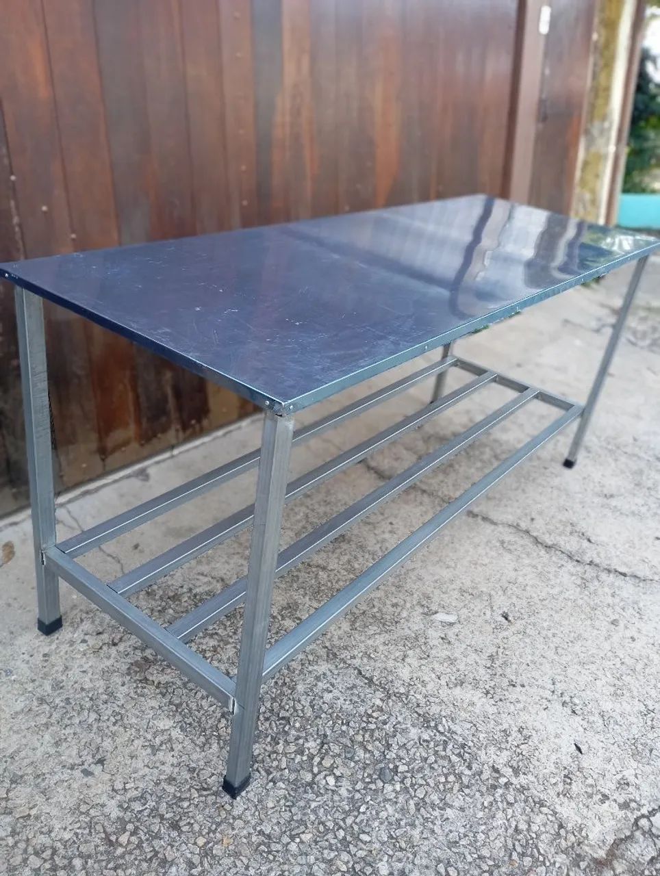 Mesa de aço inox pronta entrega l