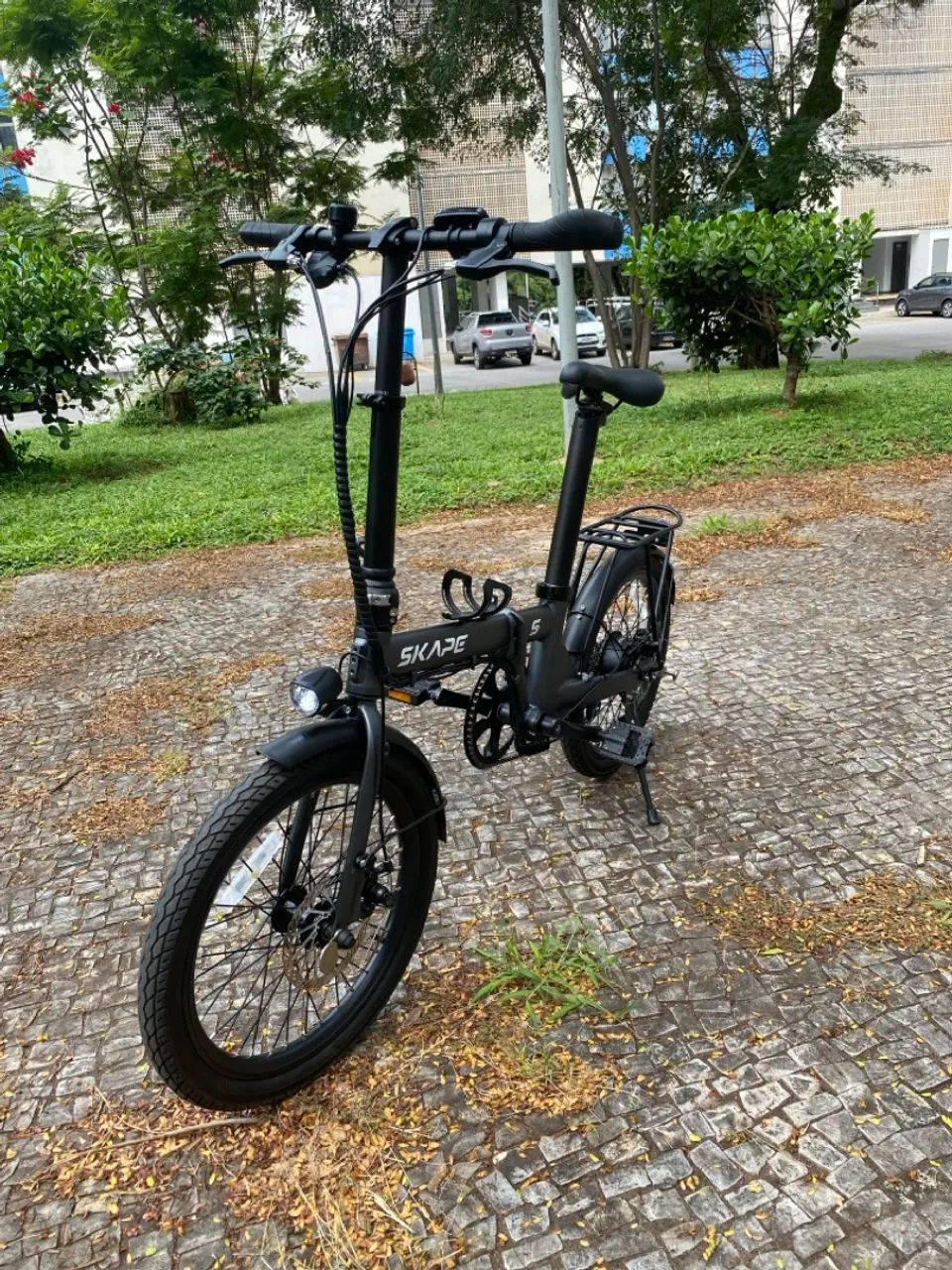Bicicleta Elétrica Skape S Dobrável - Acelerador | 30km Autonomia | Ótimo Estado 