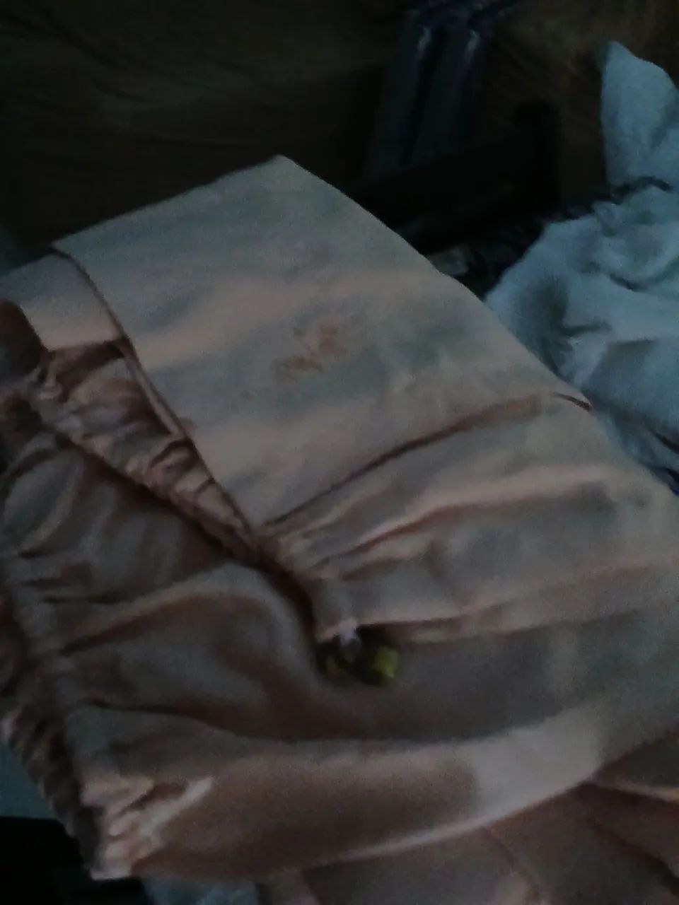 Cortinas cetim e forro  4 peça