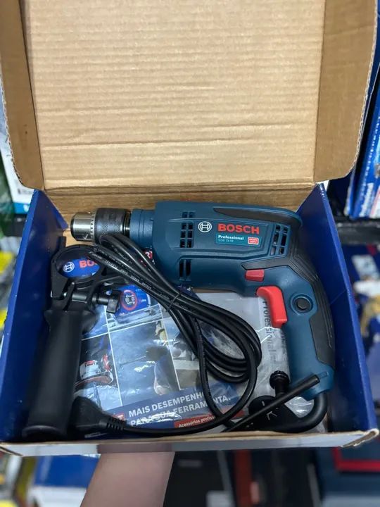 Bosch Furadeira de Impacto GSB 13 RE Bivolt 750W - Foto 2