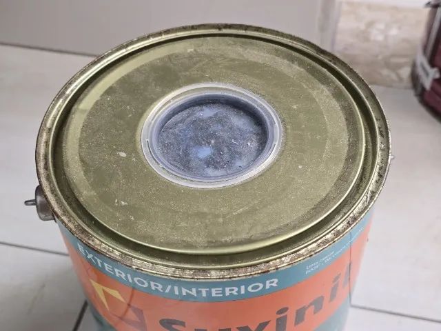 Tinta Esmalte Suvinil Base Água Seca Rápido :: Grafite Lapiseira Acetinado :: Galão 3,6L - Foto 5