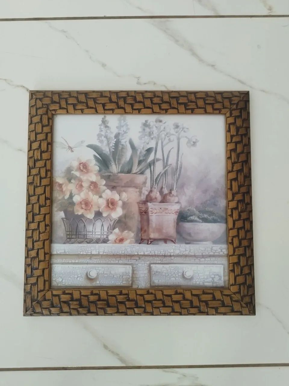 2 Quadros 40x40cm para sala - Barato  - Foto 2