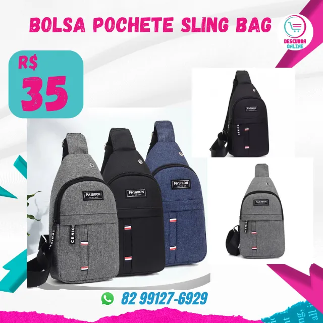 Bolsa Pochete Masculina resistente a água