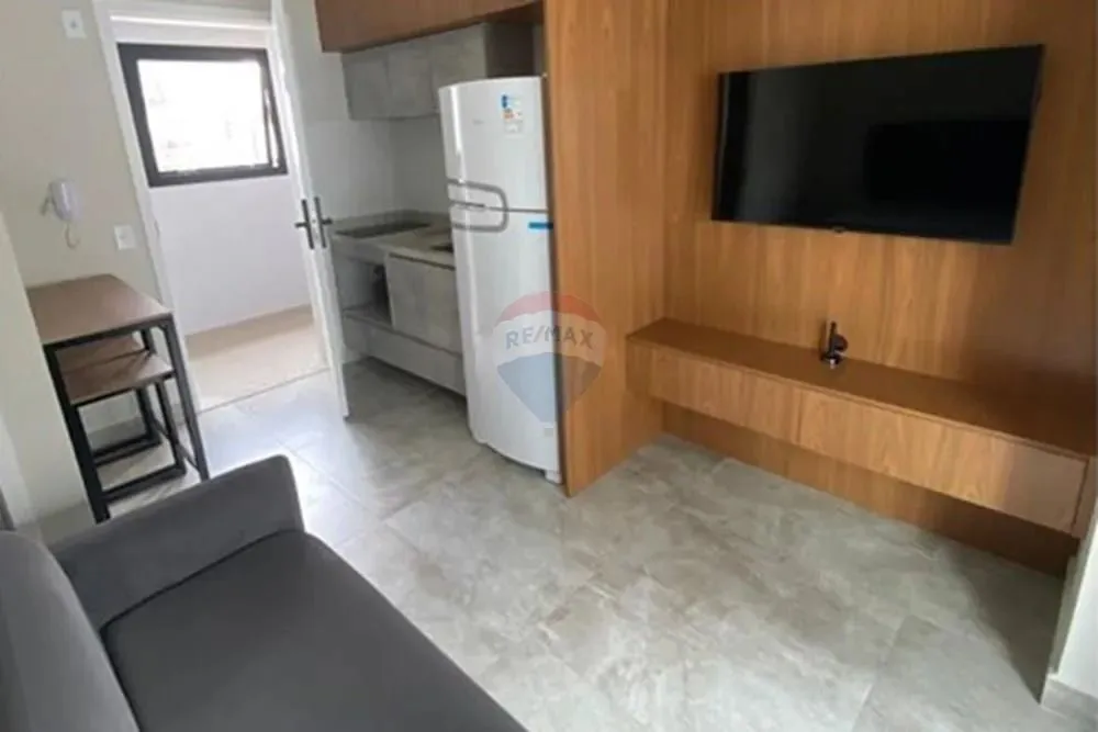 Studio com varanda, mobiliado em Higienópolis Pronto para morar!
