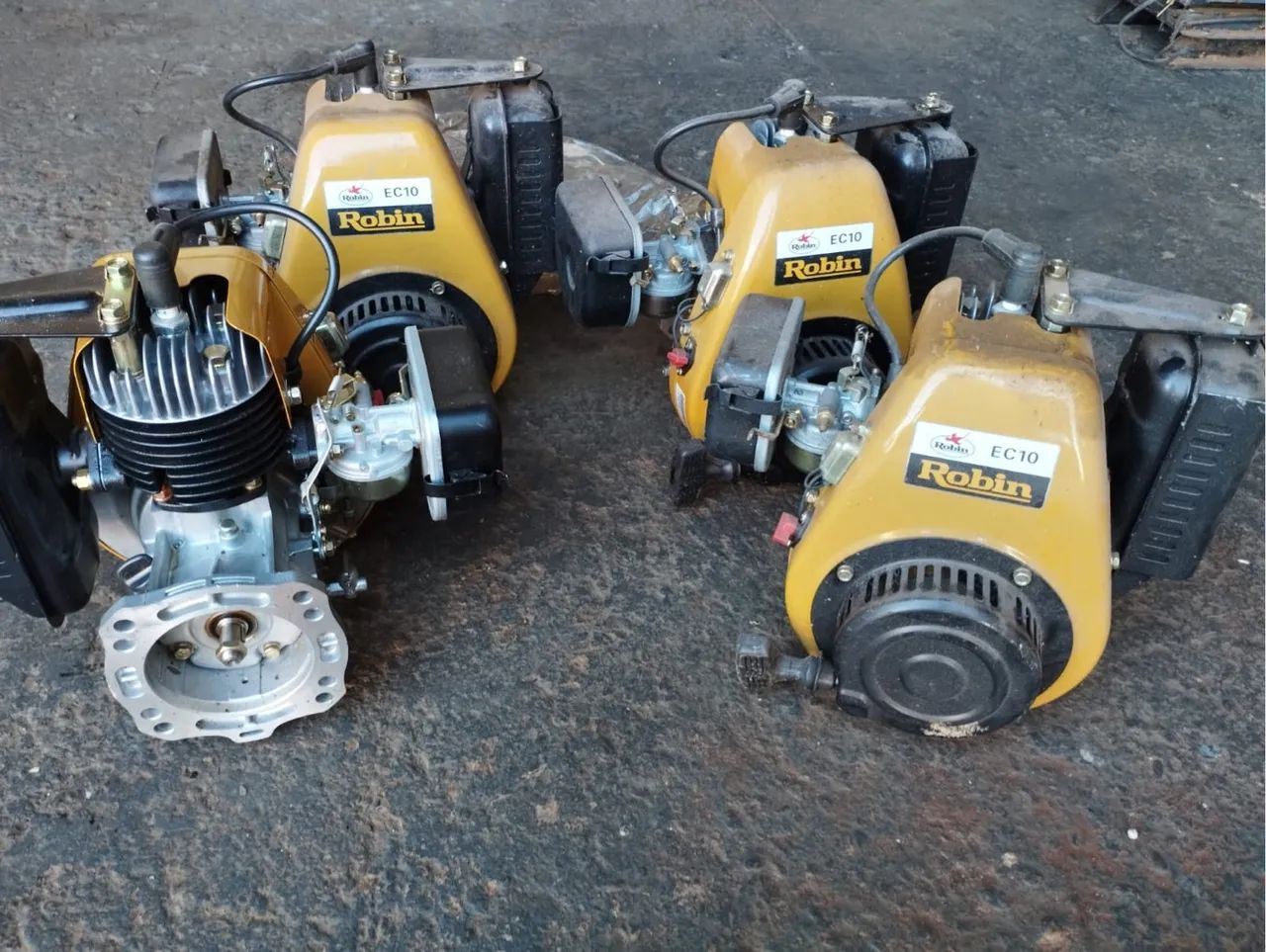 Motor a gasolina Robin EC10 para Sapo Compactador.