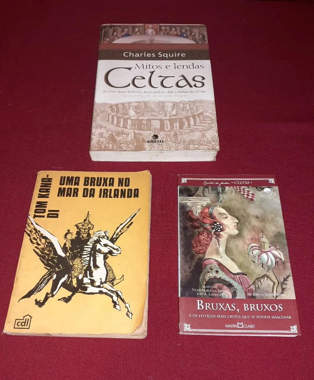Livros de Mitologia Celta, Bruxas e Bruxos, e Uma bruxa mar da irlanda e Fantasia